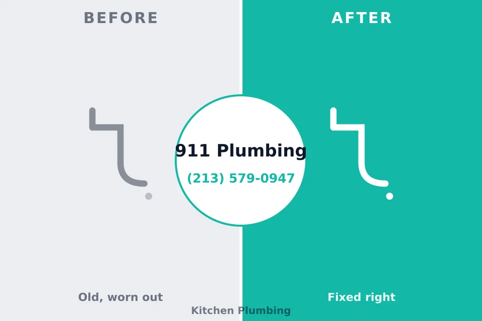 Before and after: plumbing company Port Barre, LA
